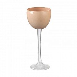 146 BISCOTTO CHIARO SFERA CON STELO D 12.5 H 31 ANTILIA