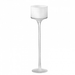 01 BIANCO COPPA CILINDRICA CON STELO D. 9 H. 35 ANTILIA