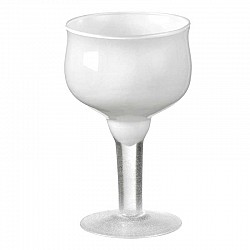01 BIANCO COPPA CON GAMBO H 24 CM D. 16 CM ANTILIA