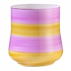 FUCSIA/AMBRA VASO SIMONA D. 13.9 H. 13.7 CARENA