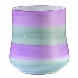 CELESTE POLVERE GLICINE VASO SIMONA D. 13.9 H. 13.7 CARENA
