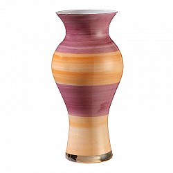 AMARANTO/ARANCIONE VASO FLORA D 18 H 37 CARENA