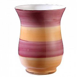 AMARANTO/ARANCIONE VASO BOB D. 14 H. 18 CARENA