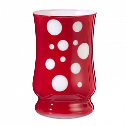 04 ROSSO VASO D. 11 H. 19.5 CM ARIES