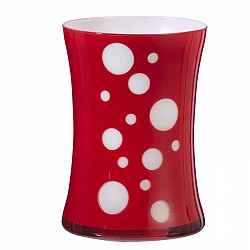 04 ROSSO VASO D. 13.5 H. 19 CM ARIES