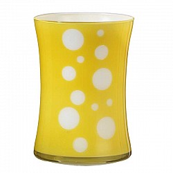 63 GIALLO LIMONE VASO D. 13.5 H. 19 CM ARIES