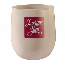 90 PANNA SCURO VASO UAU D 13 H 14 LIBRA
