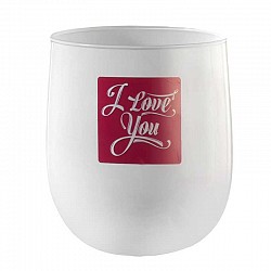 01 BIANCO VASO ZERO D 16.5 H 17.6 LIBRA