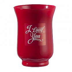 04 ROSSO PORTA FIORI H. 15 CM D. 11 CM LIBRA