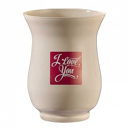 90 PANNA SCURO VASO BOB D. 14 H. 18 LIBRA