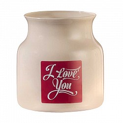 90 PANNA SCURO VASO CONTENITORE D 11.5 H 12.5 LIBRA
