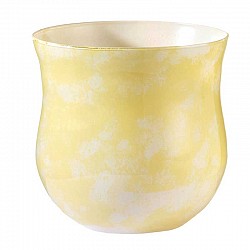 63 GIALLO LIMONE PORTACANDELE MEDIO D 16 H 15 LYNC