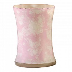 44 ROSA CALDO VASO D. 13.5 H. 19 CM LYNC