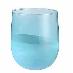 08 CELESTE VASO ZERO D 16.5 H 17.6 PERSEO