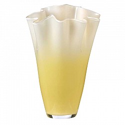 07 GIALLO VASO FAZZOLETTO D. 18 H. 25 ARA