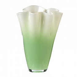 68 VERDE MELA VASO FAZZOLETTO D. 21,5 H. 30 ARA