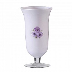 15 GLICINE VASO CON PIEDE D 10.7 H 18 AURIGA