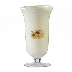 39 PAGLIERINO VASO CON PIEDE D 10.7 H 18 AURIGA