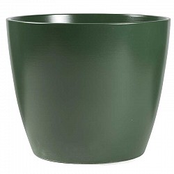 78 VERDE SCURO VASO TERRACOTTA EST.D.25 H. 22 CM INT.D23H.20