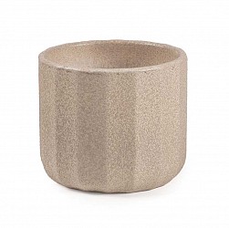 02 MELBA GOFFRANTE  CASPO CHIARA CERAMICA  D.7 H. 6.5 CM IN