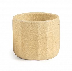 10 CREMA GOFFRANTE CASPO CHIARA CERAMICA  D.7 H. 6.5 CM INT