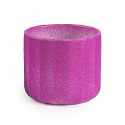 32 FUCSIA GOFFRANTE CASPO CHIARA CERAMICA  D.7 H. 6.5 CM IN