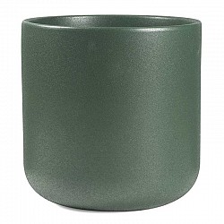 78 VERDE SCURO GOFFRANTE  CASPO ANDREA CERAMICA  D.24.5 H.