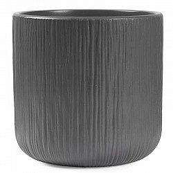 53 GRIGIO SCURO CASPO CAMILLA CERAMICA  D.24.5 H. 24CM GEMI