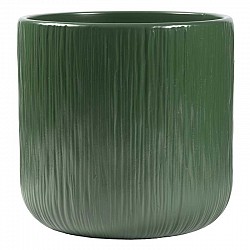 78 VERDE SCURO CASPO CAMILLA CERAMICA  D.24.5 H. 24CM GEMIN