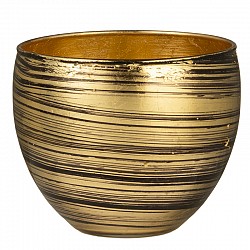 16 NERO VASO MEZZA O D 13 H 11 UNAKITE
