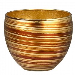 AZZURRO POLVERE VASO MEZZA O D 17 H 14 UNAKITE