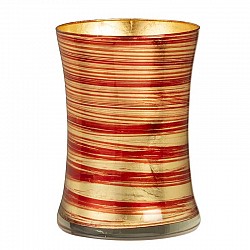 04 ROSSO VASO D. 13.5 H. 19 CM UNAKITE