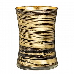 16 NERO VASO D. 13.5 H. 19 CM UNAKITE