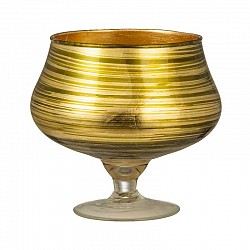 26 VERDE OLIVA VASO CONO C/PIEDE D 16 H 17 UNAKITE