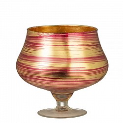 32 FUCSIA VASO CONO C/PIEDE D 16 H 17 UNAKITE