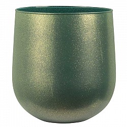 128 VERDE PETROLIO SCURO VASO ZERO D 16.5 H 17.6 BERILLO