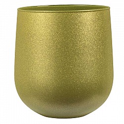 26 VERDE OLIVA VASO ZERO D 16.5 H 17.6 BERILLO