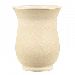 01 BIANCO VASO BOB D. 14 H. 18 BERILLO