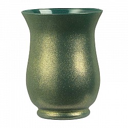 128 VERDE PETROLIO SCURO VASO BOB D. 14 H. 18 BERILLO