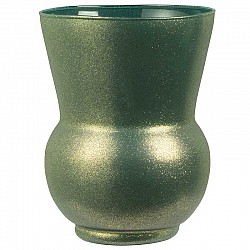 128 VERDE PETROLIO SCURO VASO PAY D. 14 H. 18 BERILLO