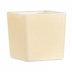 01 BIANCO VASO QUADRATO 8X8X8 BERILLO