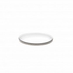 SPECCHIO TONDO CON BORDO IN STRASS 30.5 H 1.9CM