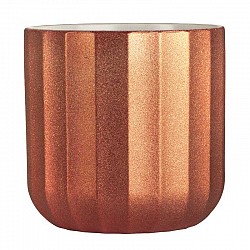 04 ROSSO CASPO CHIARA CERAMICA  D.13.5 H.12.6 CM INT.D.12,5