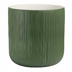 78 VERDE SCURO CASPO CAMILLA CERAMICA  D.13.5 H.12.6 CM INT