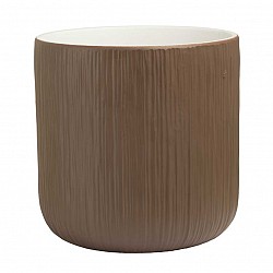 05 MARRONE CASPO CAMILLA CERAMICA  D.18.5 H. 18 CM INT.D.17