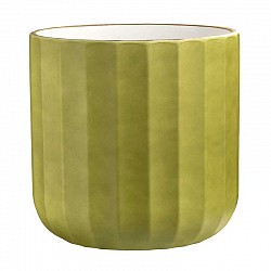 26 VERDE OLIVA CASPO CHIARA CERAMICA  D.11,5 H.11CM NT.D.10