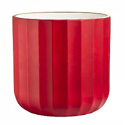 51 RUBINO CASPO CHIARA CERAMICA  D.20.5 H. 20 CM. PERLA