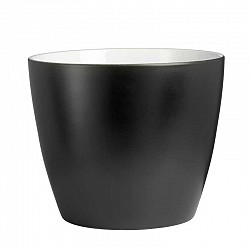 16 NERO BIANCO VASO TERRACOTTA EST.D.17 H 15 CM INT.D16H.14.