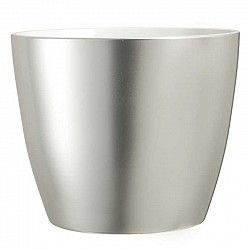 25 ARGENTO BIANCO VASO TERRACOTTA EST.D.11 H10CM INT.D10H.9C