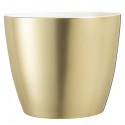 114 PLATINO BIANCO VASO TERRACOTTA EST.D.28 H. 23 CM INT.DM.